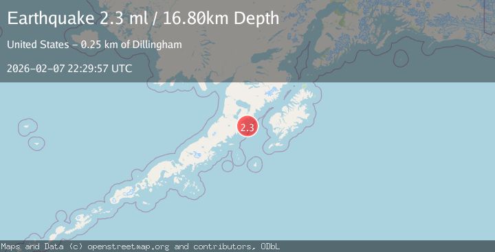 Map of 85 km ESE of Ugashik, Alaska