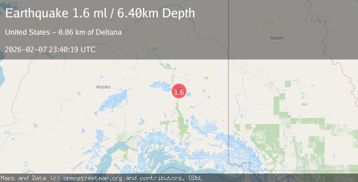 Map of 31 km NNE of Paxson, Alaska