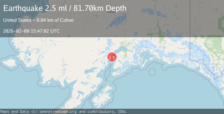 Map of 39 km WSW of Salamatof, Alaska