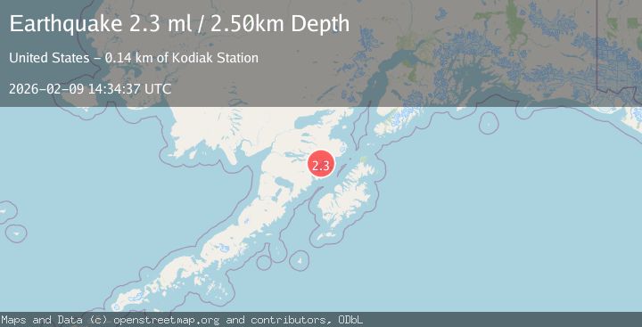 Map of 103 km N of Karluk, Alaska