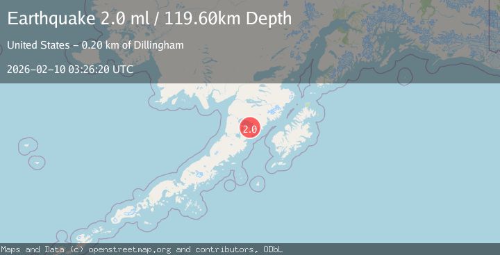 Map of 82 km ENE of Ugashik, Alaska