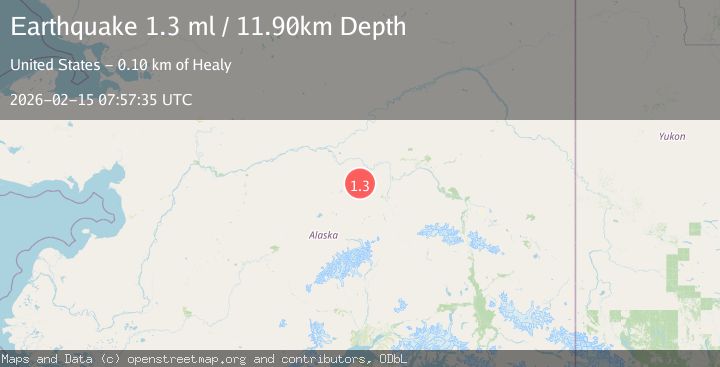 Map of 57 km S of Manley Hot Springs, Alaska