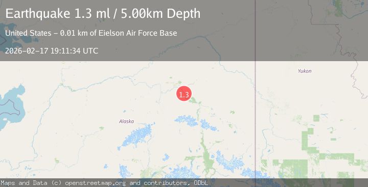 Map of 10 km WNW of Salcha, Alaska