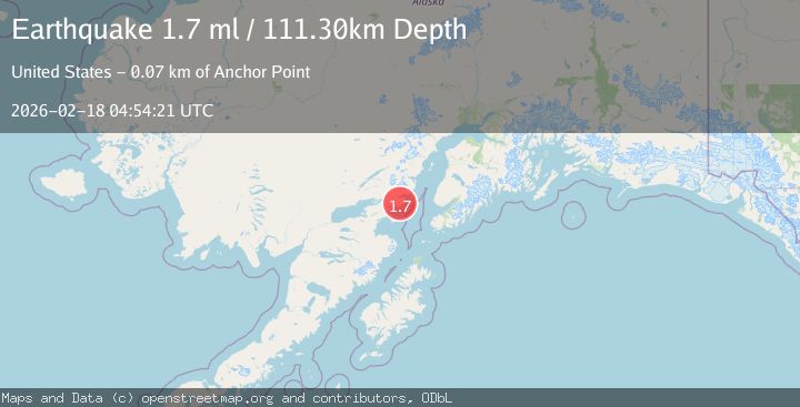 Map of 54 km E of Pedro Bay, Alaska