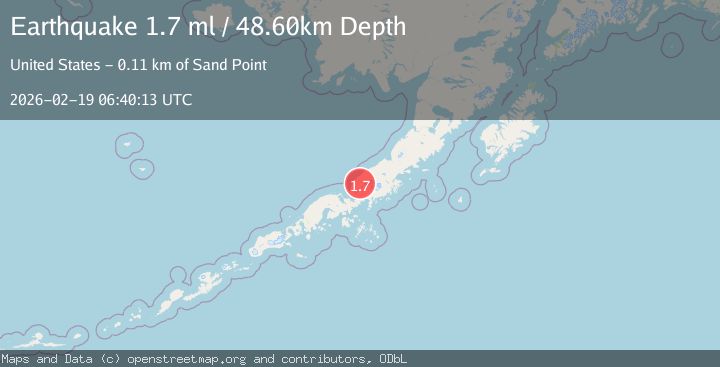 Map of 51 km NW of Ivanof Bay, Alaska