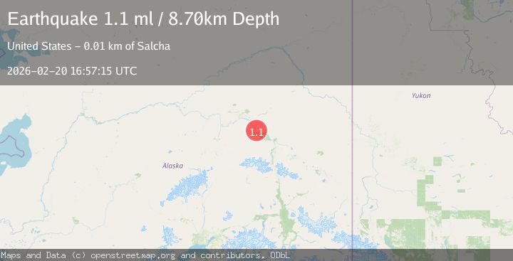 Map of 5 km S of Salcha, Alaska
