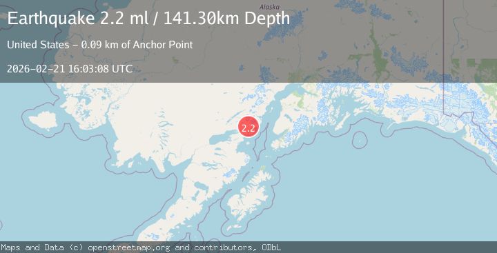 Map of 41 km ENE of Pedro Bay, Alaska