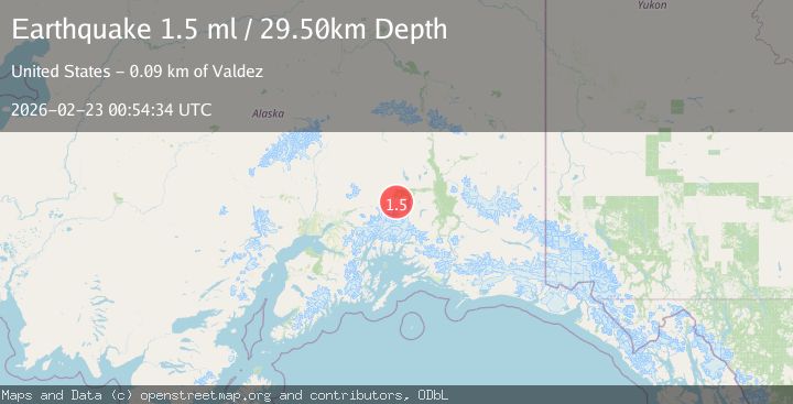 Map of 13 km ESE of Eureka Roadhouse, Alaska