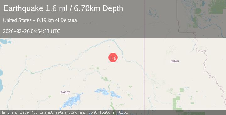 Map of 26 km W of Central, Alaska