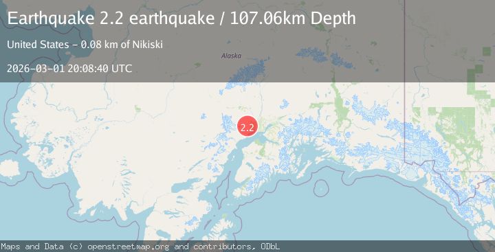 Map of 27 km NW of Beluga, Alaska