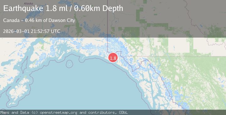 Map of 50 km NNW of Yakutat, Alaska