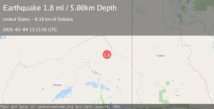 Map of 15 km SSE of Central, Alaska