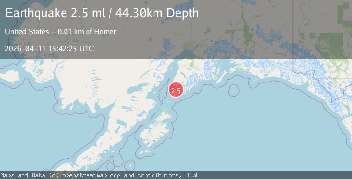 Map of 9 km ENE of Seldovia Village, Alaska