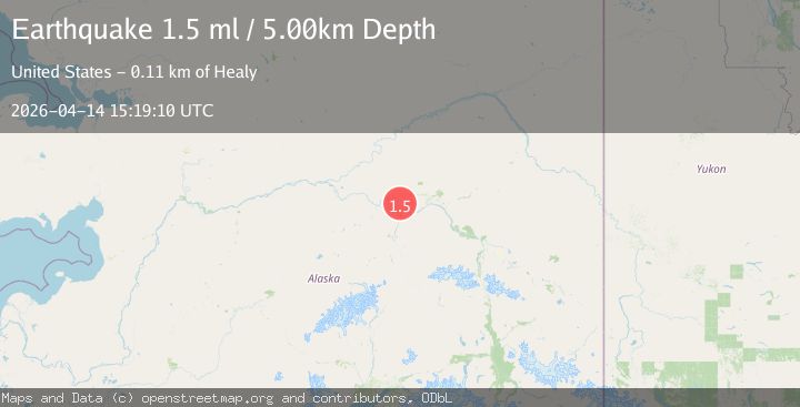 Map of 22 km N of Four Mile Road, Alaska