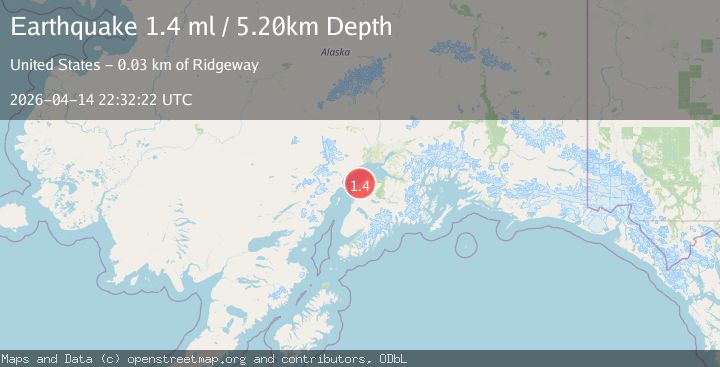 Map of 18 km SW of Point Possession, Alaska