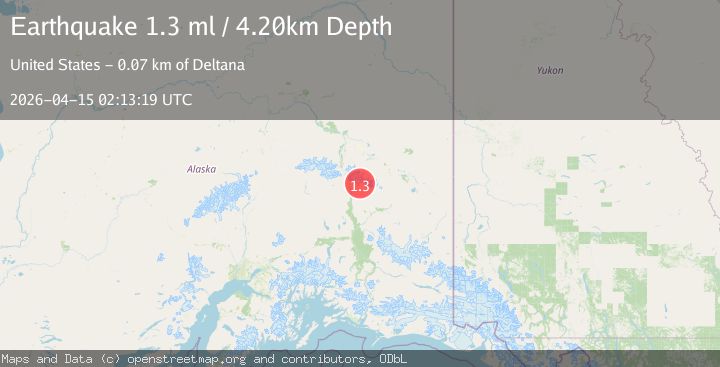 Map of 30 km ENE of Paxson, Alaska