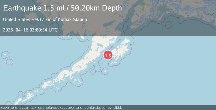 Map of 63 km SW of Karluk, Alaska