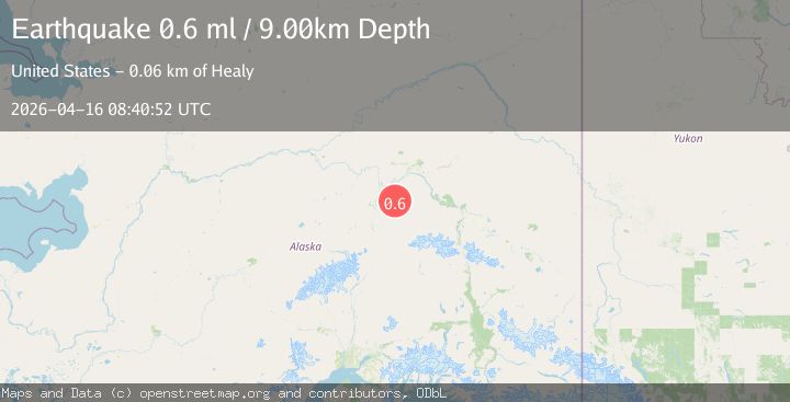 Map of 34 km E of Anderson, Alaska