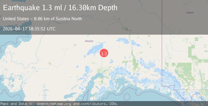 Map of 30 km NNE of Chase, Alaska