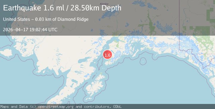 Map of 11 km E of Happy Valley, Alaska