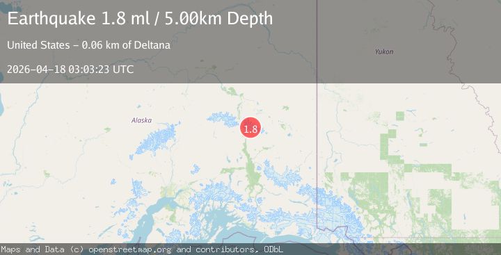 Map of 32 km NE of Paxson, Alaska