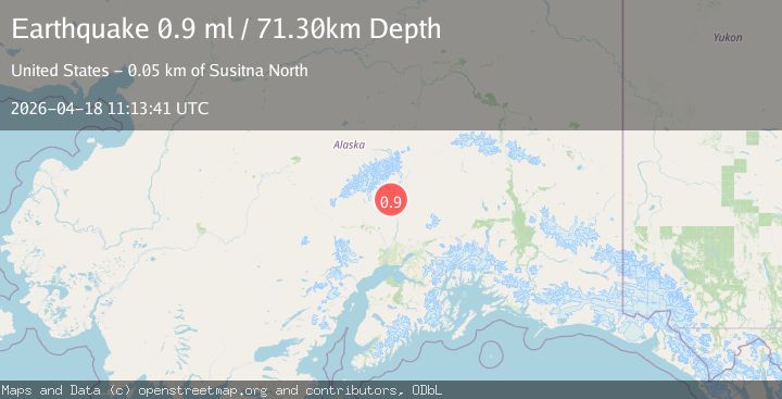 Map of 13 km WNW of Chase, Alaska