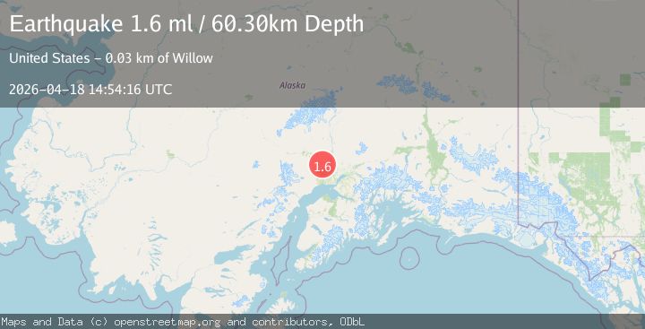 Map of 21 km N of Susitna, Alaska