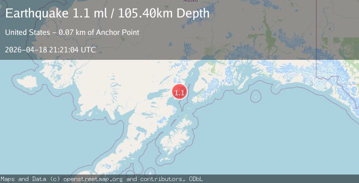 Map of 62 km E of Pedro Bay, Alaska