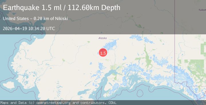 Map of 63 km W of Petersville, Alaska