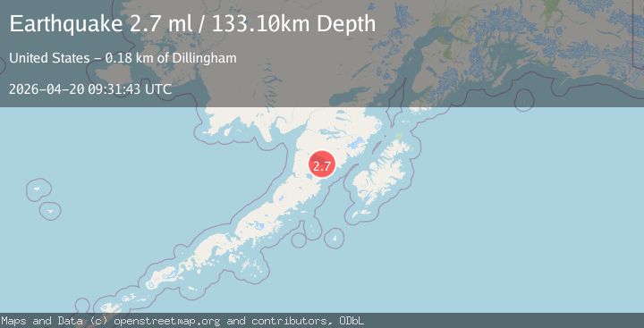 Map of 76 km ENE of Ugashik, Alaska