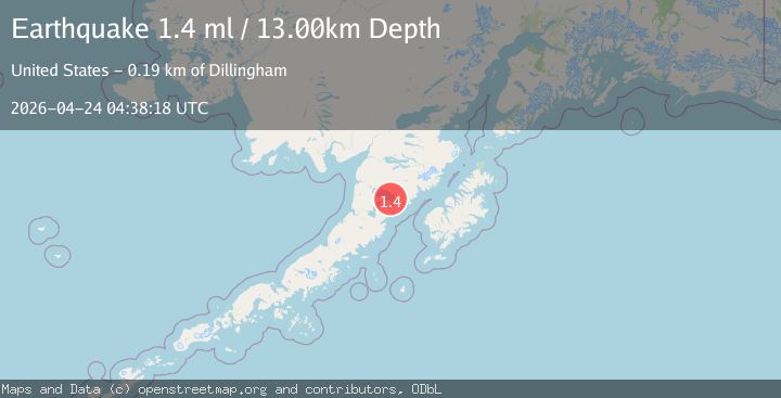 Map of 84 km ENE of Ugashik, Alaska