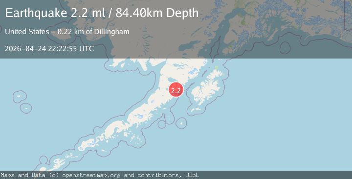 Map of 76 km E of Ugashik, Alaska