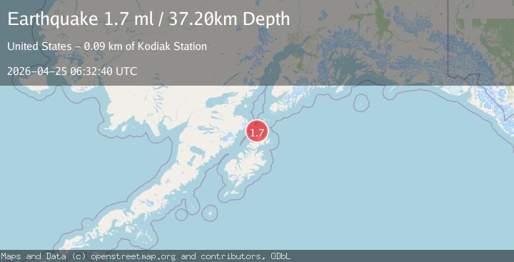 Map of 59 km N of Aleneva, Alaska