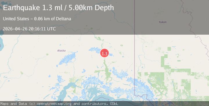 Map of 29 km N of Paxson, Alaska