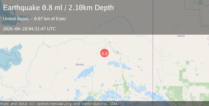 Map of 42 km E of Clear, Alaska