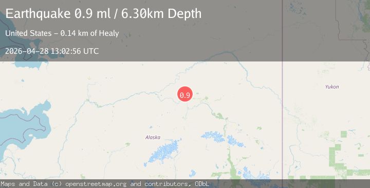 Map of 4 km SE of Minto, Alaska