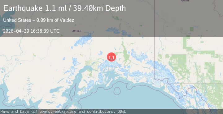 Map of 13 km SSE of Eureka Roadhouse, Alaska
