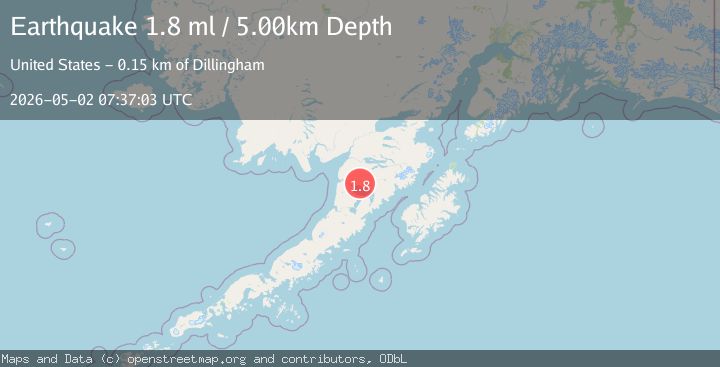 Map of 48 km E of Egegik, Alaska
