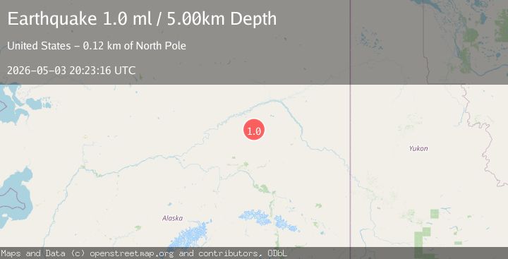 Map of 58 km SSE of Beaver, Alaska