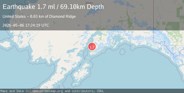 Map of 10 km E of Happy Valley, Alaska