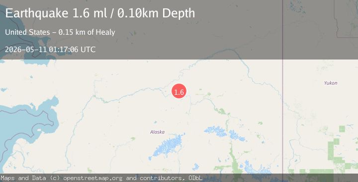 Map of 25 km ENE of Manley Hot Springs, Alaska