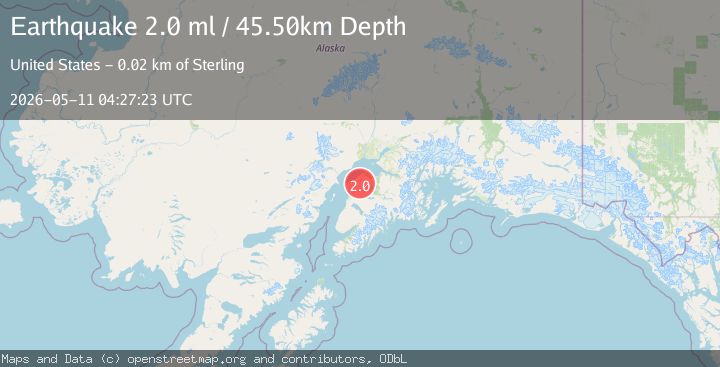 Map of 21 km S of Point Possession, Alaska
