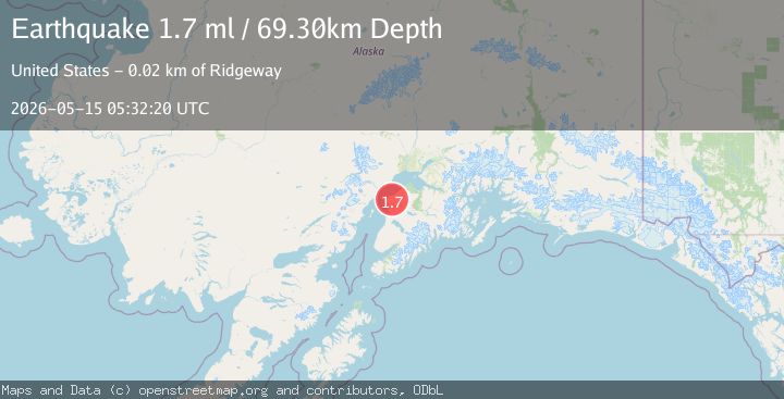 Map of 10 km E of Nikiski, Alaska