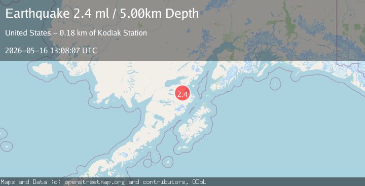 Map of 49 km SSE of Kokhanok, Alaska