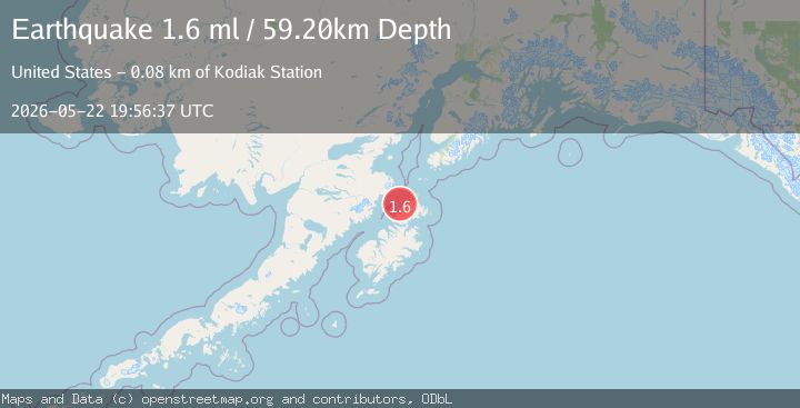 Map of 40 km N of Aleneva, Alaska