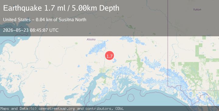 Map of 35 km E of Chase, Alaska