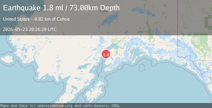 Map of 21 km WNW of Kalifornsky, Alaska