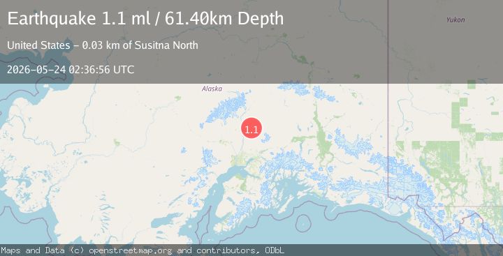 Map of 28 km ESE of Chase, Alaska