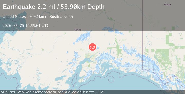 Map of 17 km E of Susitna North, Alaska