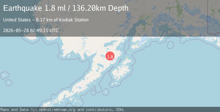 Map of 89 km S of Kokhanok, Alaska